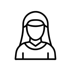 Bedouin Woman Avatar Character Icon Design