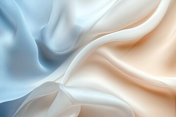 Obraz premium A gentle haze of champagne beige and slate blue cool and elegant