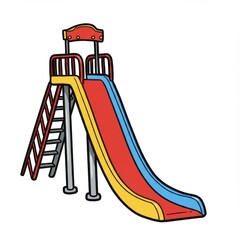Colorful Playground Slide for Children
