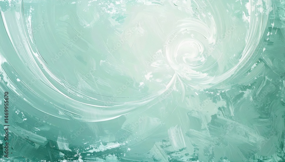 Aufkleber abstract swirling patterns artistic creation digital artwork soft color palette aerial perspective v