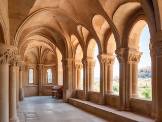 The Torah reading section, sacred space for study.