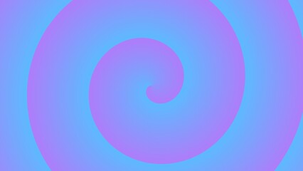 Hypnotic pastel spiral with gradient color transition