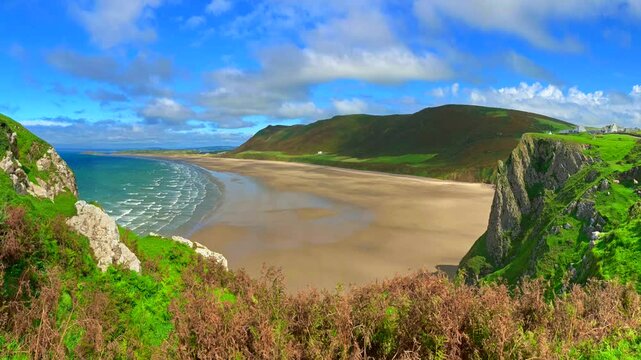 Rhossili Bay, Gower Coast, Wales, United Kingdom