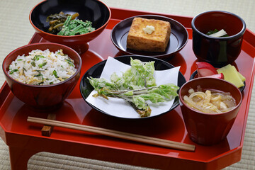 Shojin ryori, traditional Japanese buddhist cuisine
