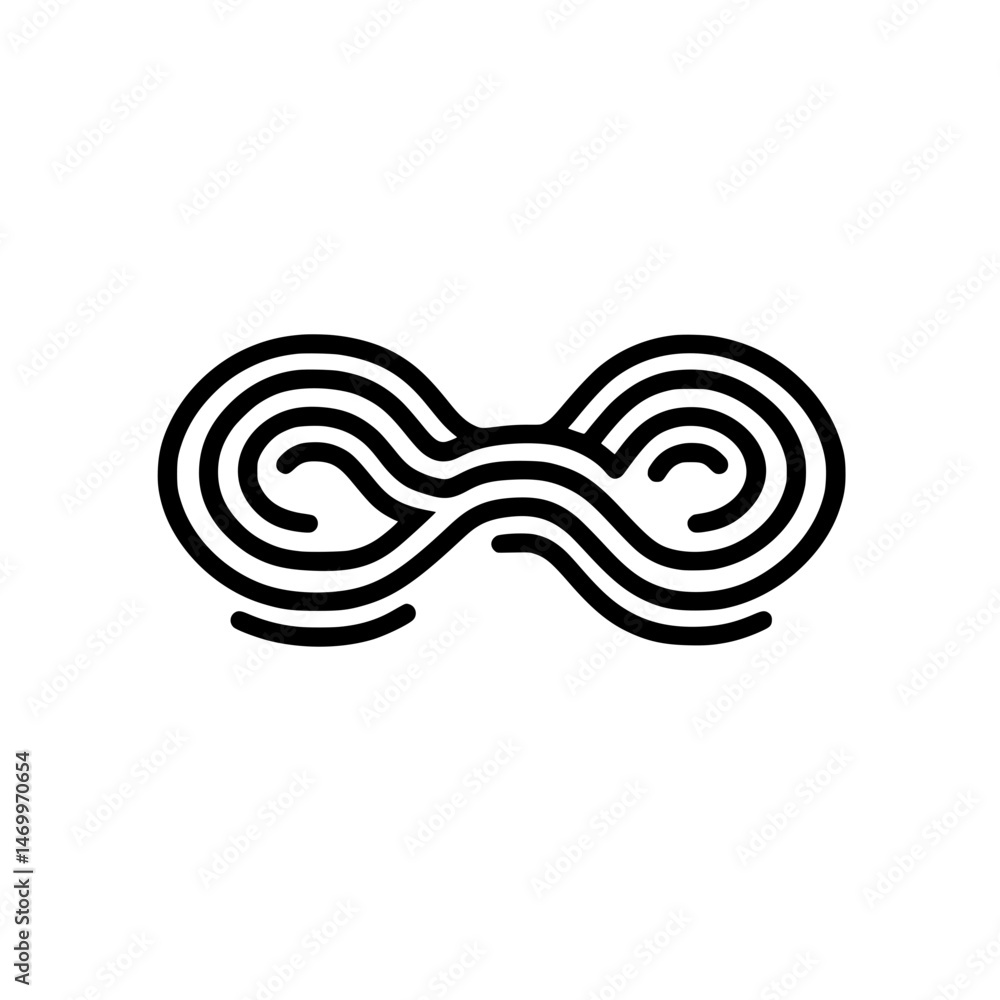Aufkleber vector icon of play button symbol representing media start