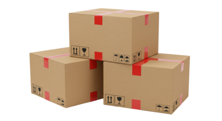 Isolated Parcel Boxes