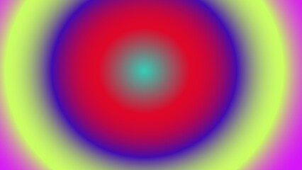 Concentric circles of vibrant, gradient hues (28)