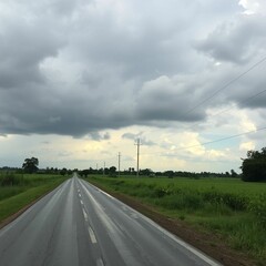 Fototapeta premium road to the sky