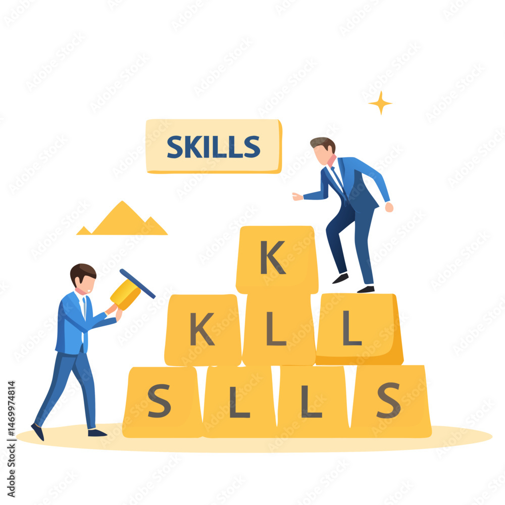 Poster building skills and knowledge: business professionals achieving success through learning