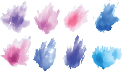 Black brush stroke grunge splash texture, abstract png file cut out and isolated on a transparent background, Set of grunge brush paint, collection of grunge paint, 