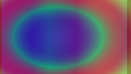 Abstract colorful gradient circle with blurred edges