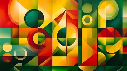 Abstract Geometric Art Design. (9)