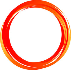 abstract circle round frame border