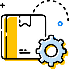 gear icon vector illustration