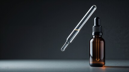 Liquid Solution In Dramatic High Contrast Portrait