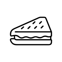 Grilled Cheese Sandwich Food Icon Design