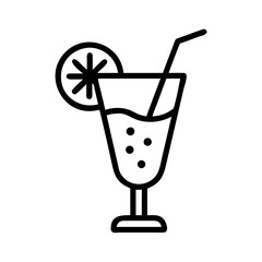Cocktail Drink Glass Beverage Icon Design