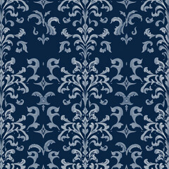 Obraz premium seamless damask pattern