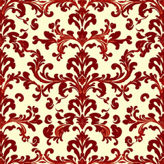 seamless damask pattern