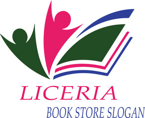 book logo vector