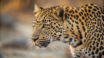 Fototapeta premium leopard on a tree