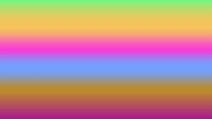 Horizontal gradient of pastel hues;  light green, yellow, pink, blue, brown, magenta
