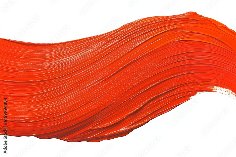 Poster vibrant orange paint stroke texture background abstract swirl design element for artistic projects a