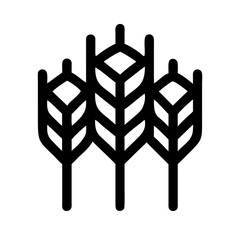 Wheat Crop Harvest Bundle Icon Design