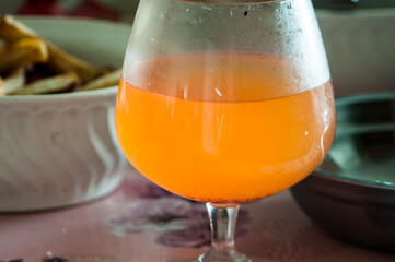 glass of orange juice
