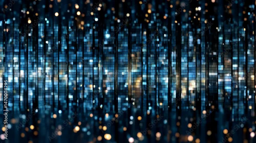 Poster abstract digital patterns reflecting it services and communication technology in a modern design