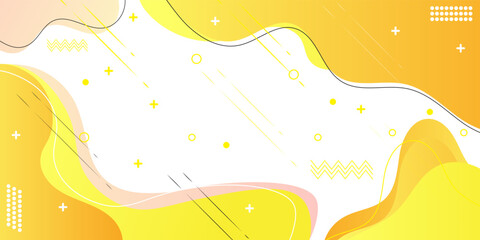 Liquid color background design. Fluid shapes composition with trendy gradients. Wavy geometric background. Trendy gradient shapes composition. Eps10 vector illustrator