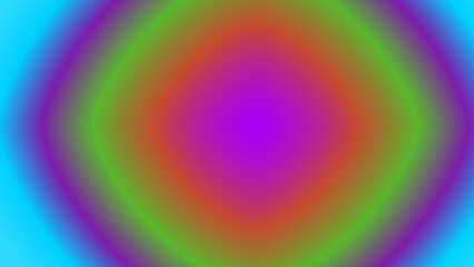 Vibrant concentric circles of rainbow hues (8)