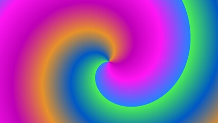 Obraz premium Vivid, swirling gradient in rainbow hues