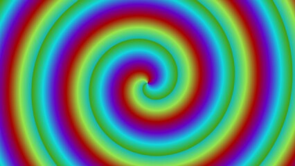 Hypnotic rainbow spiral with vibrant color gradients (27)