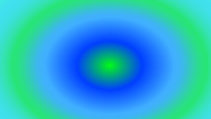 Concentric circles of vibrant blue, green gradients