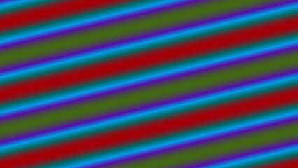 Diagonal stripes in vibrant, gradient hues of red, green, and blue