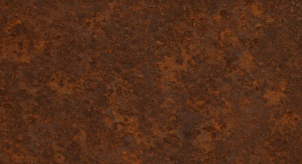 Heavily textured metal surface with extensive rust forming an abstract background