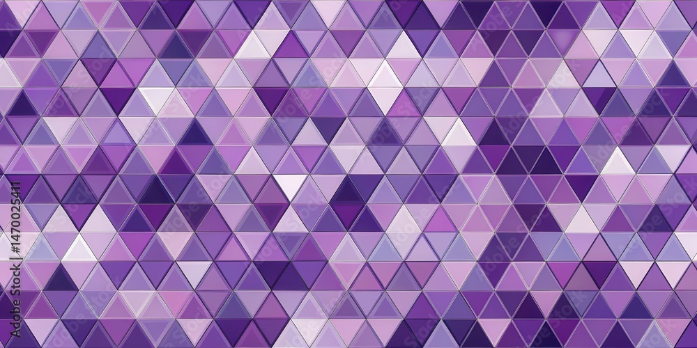 Poster Abstract Purple Triangular Mosaic Pattern Background Texture A Seamless Design Ideal for Digital Projects and Presentations