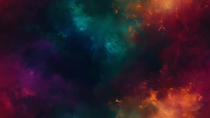 Naklejka premium A vibrant abstract composition of swirling colors.