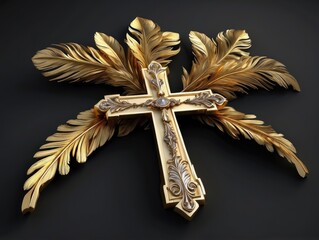 "Elegant Holy Saturday Graphic with Decorative Typography"