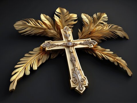 "Elegant Holy Saturday Graphic with Decorative Typography"