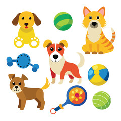 Nine classic Dog Cart arranged on a white background.