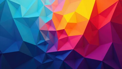 Fototapeta premium Geometric abstract shapes, vibrant color blocks, stripes, abstract