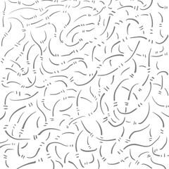 pattern with hand drawn abstract shapes. Vector illustration.