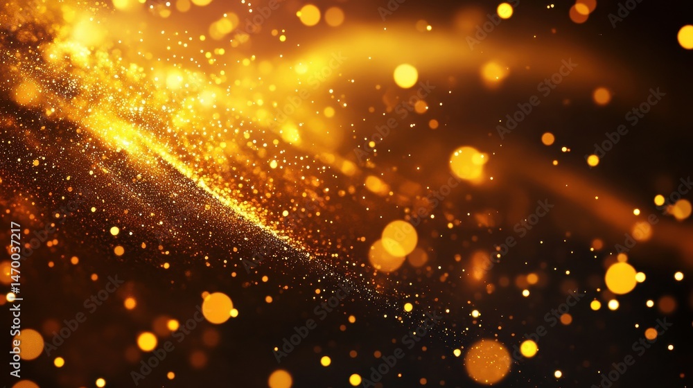 Poster glowing lines background. abstract geometric modern lines. particles dynamic line flow. glittering d
