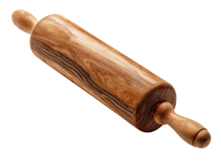 Wooden rolling pin for baking and cooking activities at home