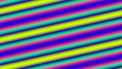 Diagonal stripes of vibrant gradient colors on a blue background (1)