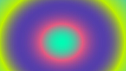 Concentric circles of vibrant, gradient hues.  A bright, colorful abstract design