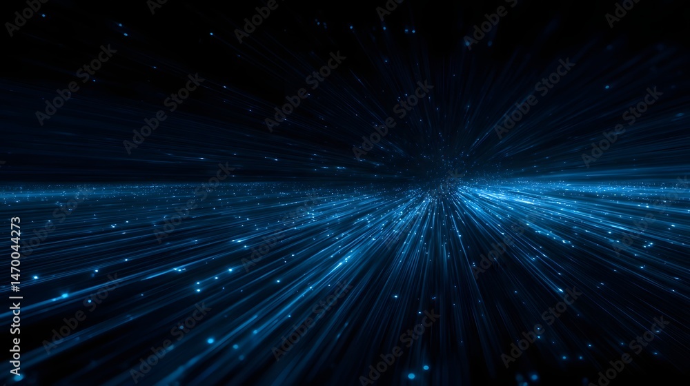 Poster ethereal abstract background featuring long exposure light trails against a dark moody backdrop crea