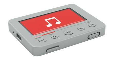Fototapeta premium Isolated MP3 Player